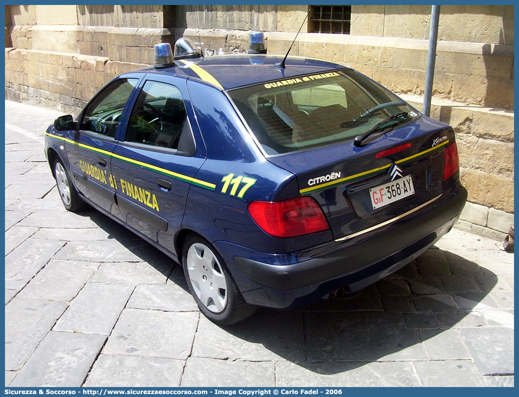 GdiF 368AY
Guardia di Finanza
Citroen Xsara II serie
Parole chiave: GdiF;G.D.F.;GDF;Guardia di Finanza;Citroen;Xsara