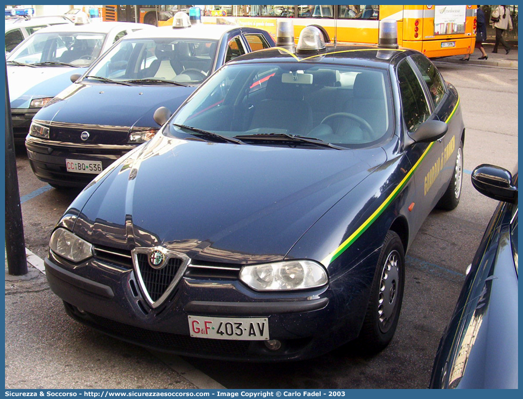 GdiF 403AV
Guardia di Finanza
Alfa Romeo 156 I serie
Parole chiave: GdiF403AV;Guardia di Finanza;Alfa Romeo 156 I serie