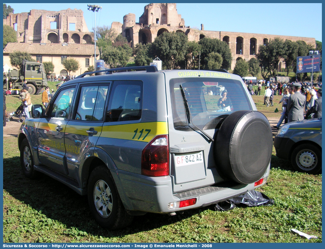 GdiF 842AZ
Guardia di Finanza
Mitsubishi Pajero V60 LWB
Parole chiave: GdiF;G.D.F.;GDF;Guardia di Finanza;Mitsubishi;Pajero V60 LWB;842AZ