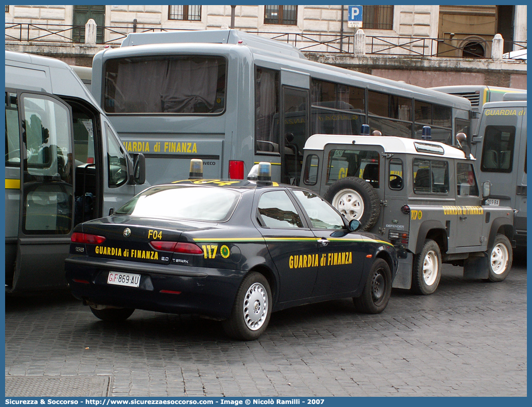 GdiF 869AU
Guardia di Finanza
Alfa Romeo 156 I serie
Parole chiave: GdiF869AU;Guardia di Finanza;Alfa Romeo 156 I serie