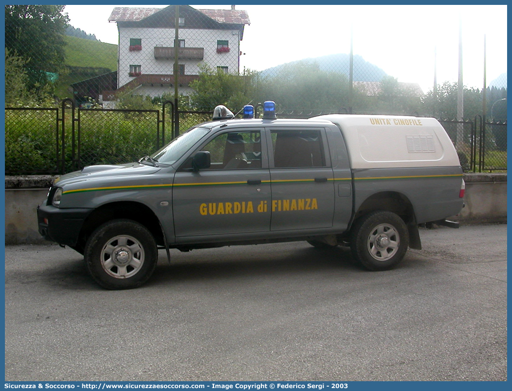 GdiF 906AX
Guardia di Finanza
Servizio Cinofili
Mitsubishi L200 III serie
Allestitore Elevox S.r.l.
Parole chiave: GdiF;G.D.F.;GDF;Guardia di Finanza;Servizio Cinofili;Mitsubishi;L200;Elevox