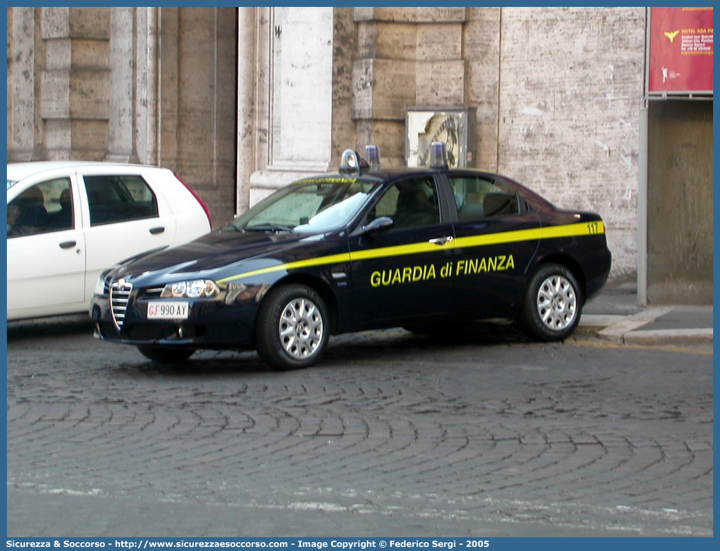 GdiF 990AY
Guardia di Finanza
Alfa Romeo 156 II serie
Parole chiave: GDF;GdiF;G.D.F.;G.diF.;Guardia;Finanza;Guardia di Finanza;Alfa;Romeo;156