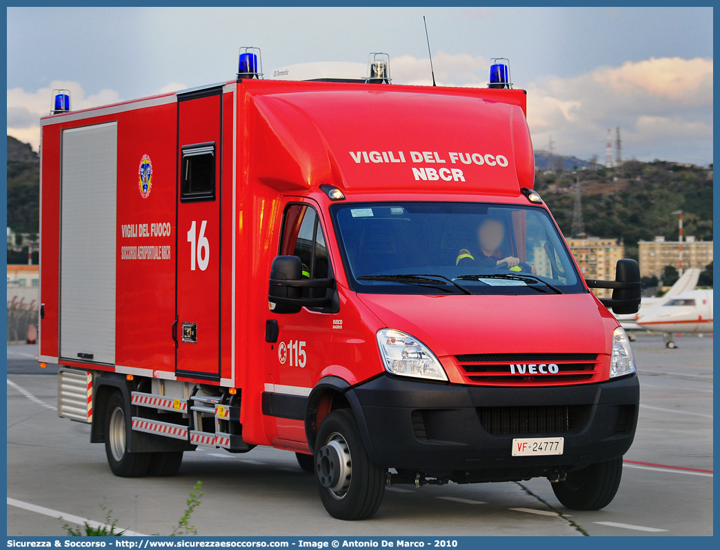 VF 24777
Corpo Nazionale Vigili del Fuoco
Nucleo Aeroportuale
Iveco Daily 65C18 IV serie
Parole chiave: Corpo;Nazionale;Vigili del Fuoco;Vigili;Fuoco;Iveco;Daily;Aeroportuale