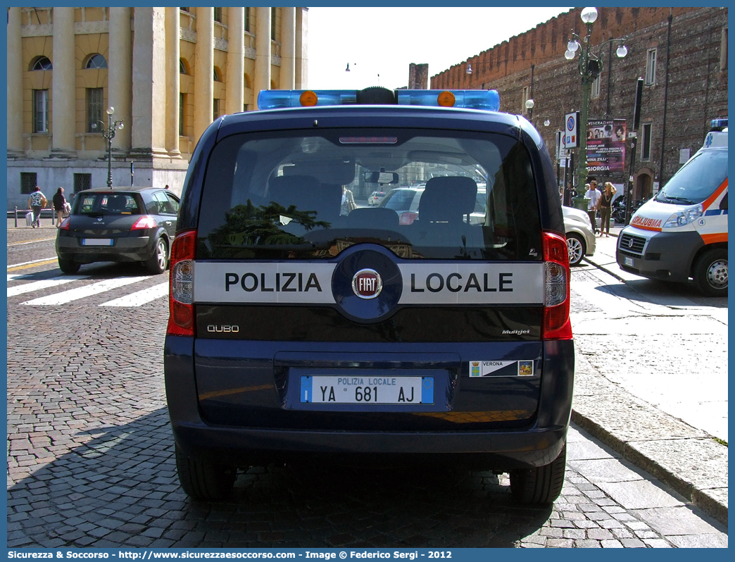 Polizia Locale YA681AJ
Polizia Locale
Comune di Verona
Fiat Qubo
Allestitore Focaccia Group S.r.l.
Parole chiave: PL;P.L.;PM;P.M.;Polizia;Locale;Municipale;Verona;Fiat;Qubo;Focaccia