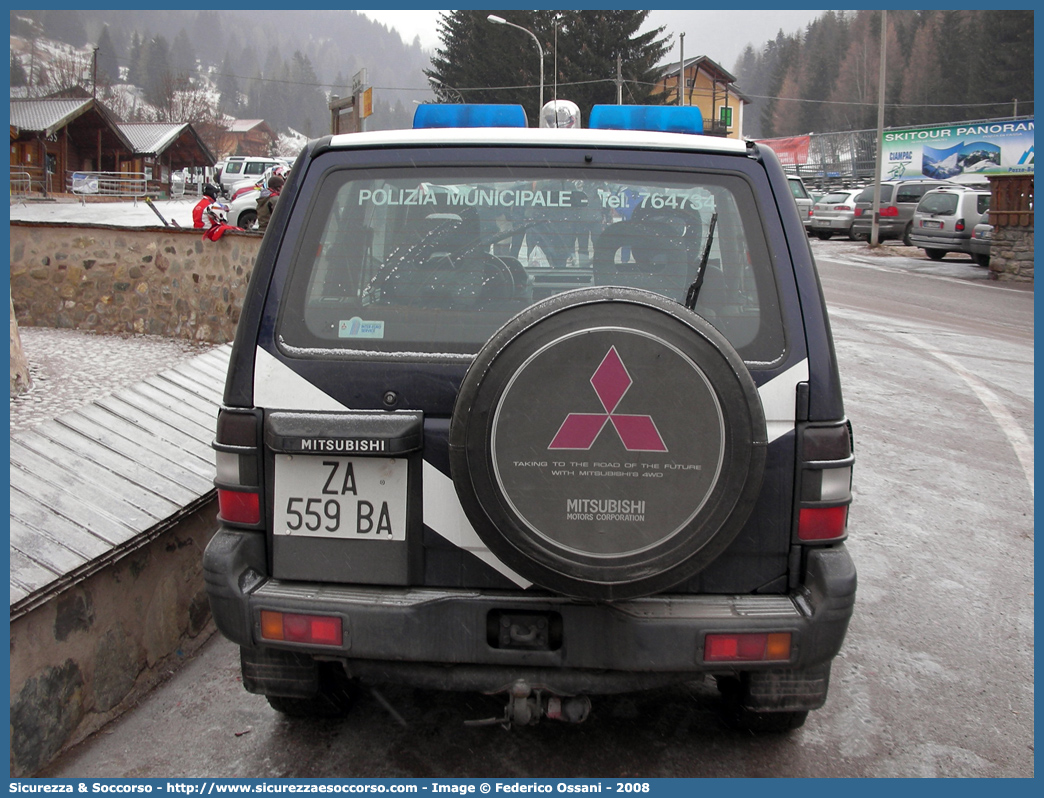 -
Polizia Municipale
Comune di Pozza di Fassa
Mitsubishi Pajero SWB II serie
Parole chiave: Polizia;Locale;Municipale;Pozza di Fassa;Mitsubishi;Pajero;SWB