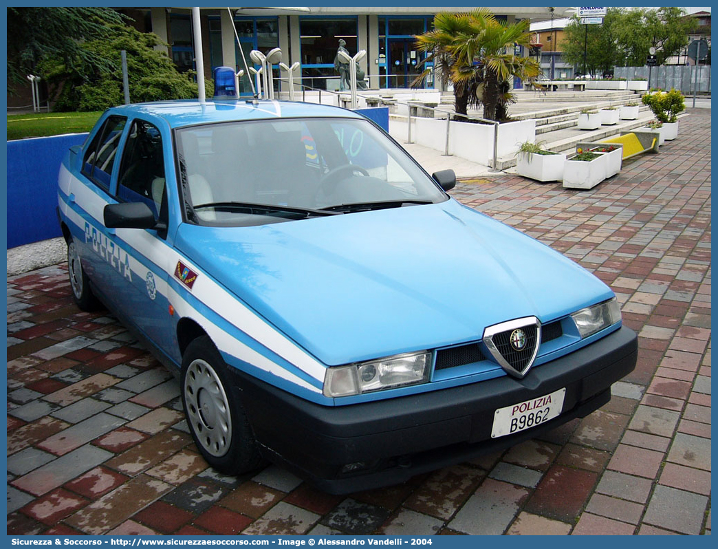 Polizia B9862
Polizia di Stato
Reparto Volo
Alfa Romeo 155
Parole chiave: Polizia di Stato;Polizia;PS;Reparto Volo;Alfa Romeo;155;B9862