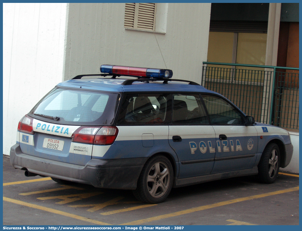 Polizia D9952
Polizia di Stato
Polizia Stradale
Subaru Legacy Station Wagon
III serie
Parole chiave: Polizia di Stato;Polizia;PS;Polizia Stradale;Subaru;Legacy III serie;D9952