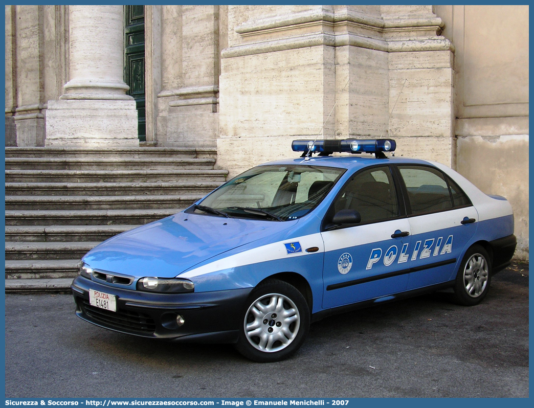 Fiat E1481
Polizia di Stato
Polizia Stradale
Fiat Marea
Parole chiave: Polizia di Stato;Polizia;PS;Polizia Stradale;Fiat;Marea;E1481