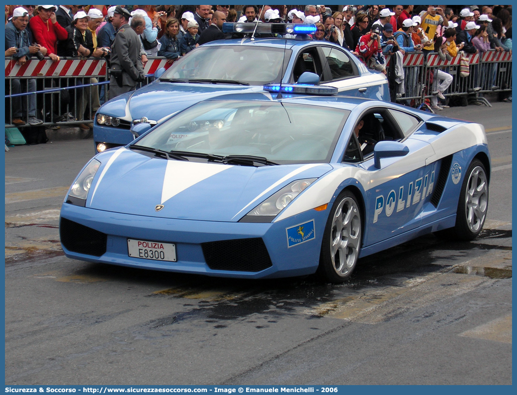 Polizia E8300
Polizia di Stato
Polizia Stradale
Lamborghini Gallardo
Parole chiave: Polizia di Stato;Polizia;PS;Polizia Stradale;Lamborghini;Gallardo;E8300