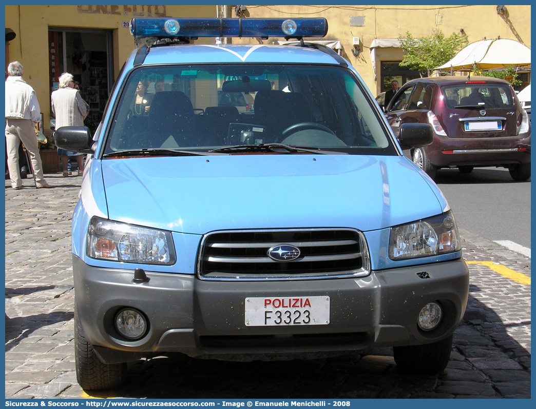 Polizia F3323
Polizia di Stato
Polizia Stradale
Subaru Forester III serie
Parole chiave: Polizia di Stato;Polizia;PS;P.S.;Stradale;Subaru;Forester;F3323