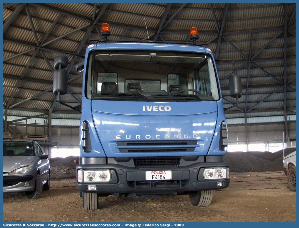 Polizia F4184
Polizia di Stato
Iveco EuroCargo 120EL21 II serie
Allestitore TCM S.r.l.
Parole chiave: PS;P.S.;Polizia;di;Stato;Iveco;EuroCargo;120EL21;Carroattrezzi;Carro Attrezzi;TCM