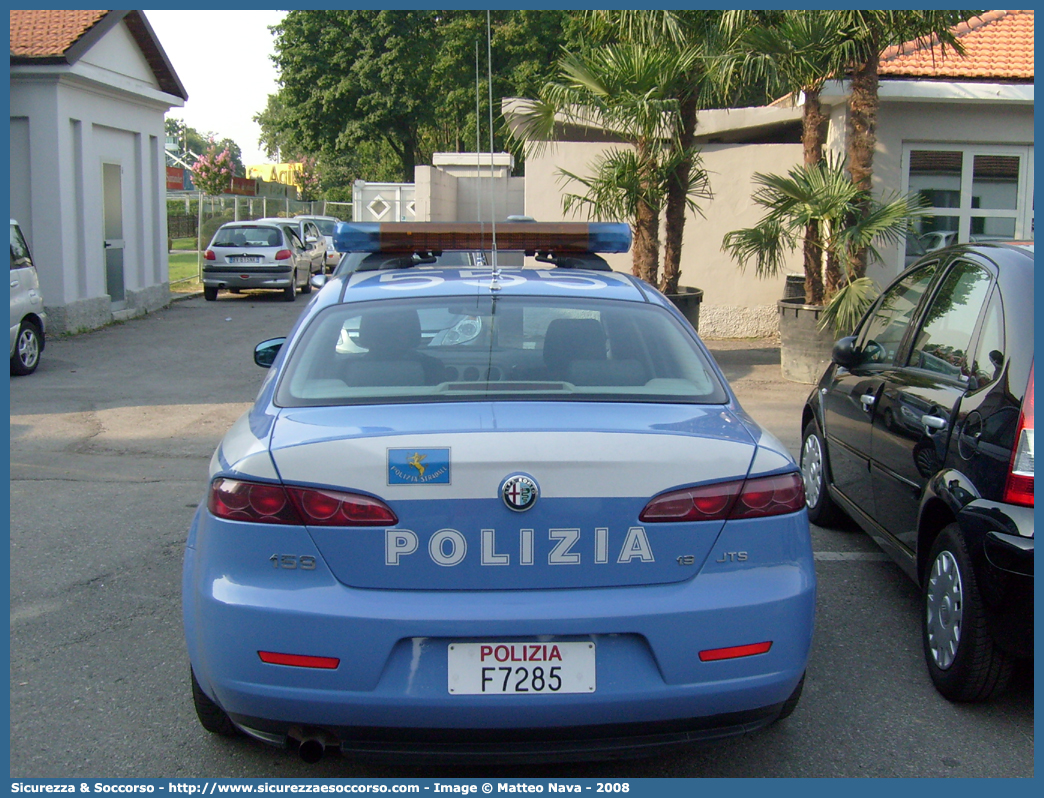 Polizia F7285
Polizia di Stato
Polizia Stradale
Alfa Romeo 159
Parole chiave: Polizia di Stato;Polizia;PS;Polizia Stradale;Alfa Romeo;159;F7285