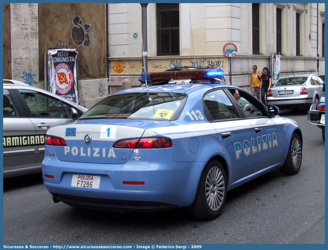 Polizia F7286
Polizia di Stato
Polizia Stradale
Alfa Romeo 159
Parole chiave: Polizia di Stato;Polizia;PS;Polizia Stradale;Alfa Romeo;159;F7286