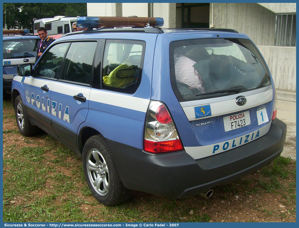 Polizia F7423
Polizia di Stato
Polizia Stradale
Subaru Forester IV serie
Parole chiave: Polizia di Stato;Polizia;PS;P.S.;Stradale;Subaru;Forester;F7423