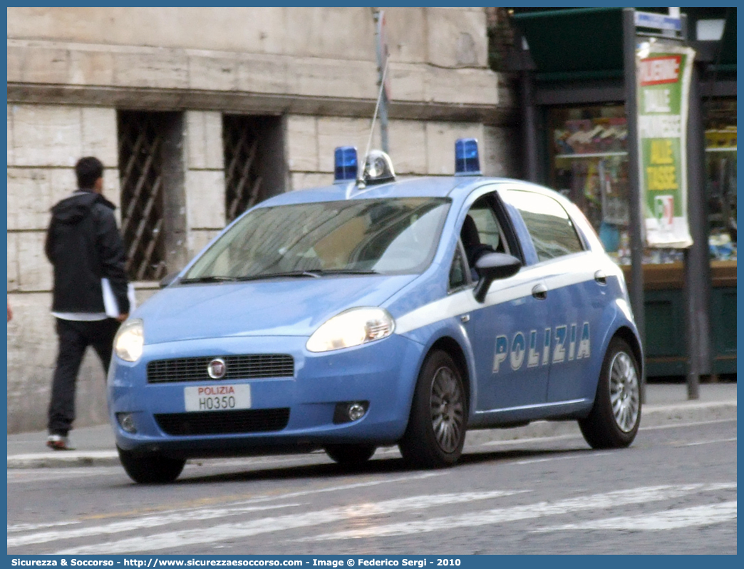 Polizia H0350
Polizia di Stato
Fiat Grande Punto
Parole chiave: PS;P.S.;Polizia;di;Stato;Pubblica;Sicurezza;Fiat;Grande;Punto