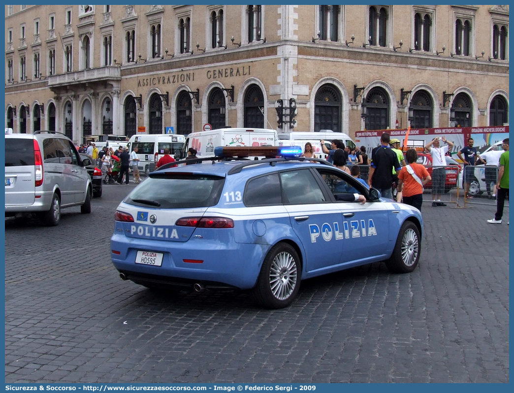 Polizia H0595
Polizia di Stato
Polizia Stradale
Alfa Romeo 159 Sportwagon
Parole chiave: Polizia di Stato;Polizia;PS;Polizia Stradale;Alfa Romeo;159 Sportwagon;H0595