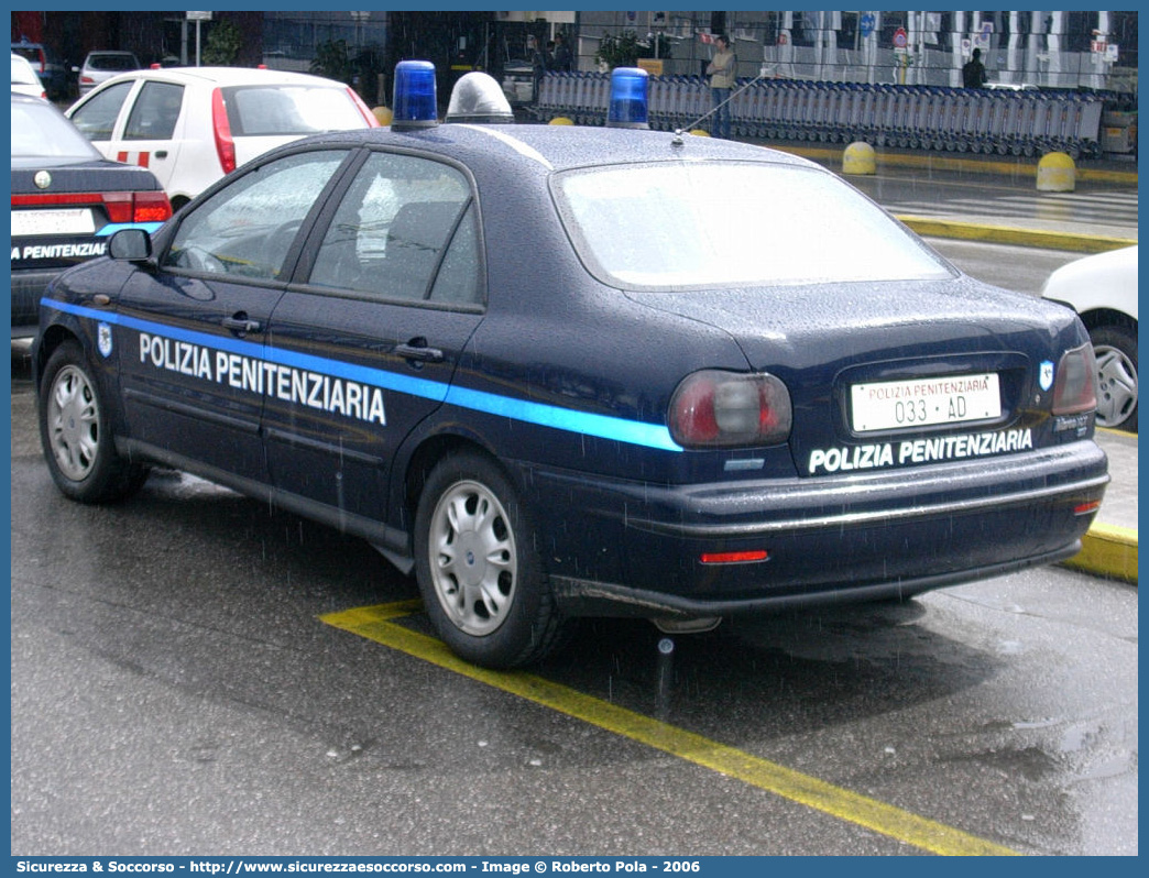 Polizia Penitenziaria 033AD
Polizia Penitenziaria
Nucleo Traduzioni e Piantonamenti
Fiat Marea
Parole chiave: PP;P.P.;Pol.Pen;PolPen;AdiC;A.diC.;Agenti;di;Custodia;Polizia;Penitenziaria;Nucleo;Traduzioni;Piantonamenti;Fiat;Marea