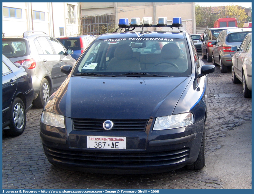 Polizia Penitenziaria 367AE
Polizia Penitenziaria
Nucleo Traduzioni e Piantonamenti
Fiat Stilo II serie
Parole chiave: PP;P.P.;Pol.Pen;PolPen;AdiC;A.diC.;Agenti;di;Custodia;Polizia;Penitenziaria;Nucleo;Traduzioni;Piantonamenti;Fiat;Stilo