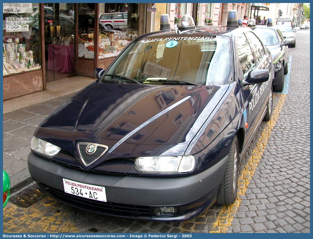 Polizia Penitenziaria 534AC
Polizia Penitenziaria
Nucleo Traduzioni e Piantonamenti
Alfa Romeo 146
Parole chiave: 534AC;Polizia Penitenziaria;Nucleo Traduzioni e Piantonamenti;Alfa Romeo 146