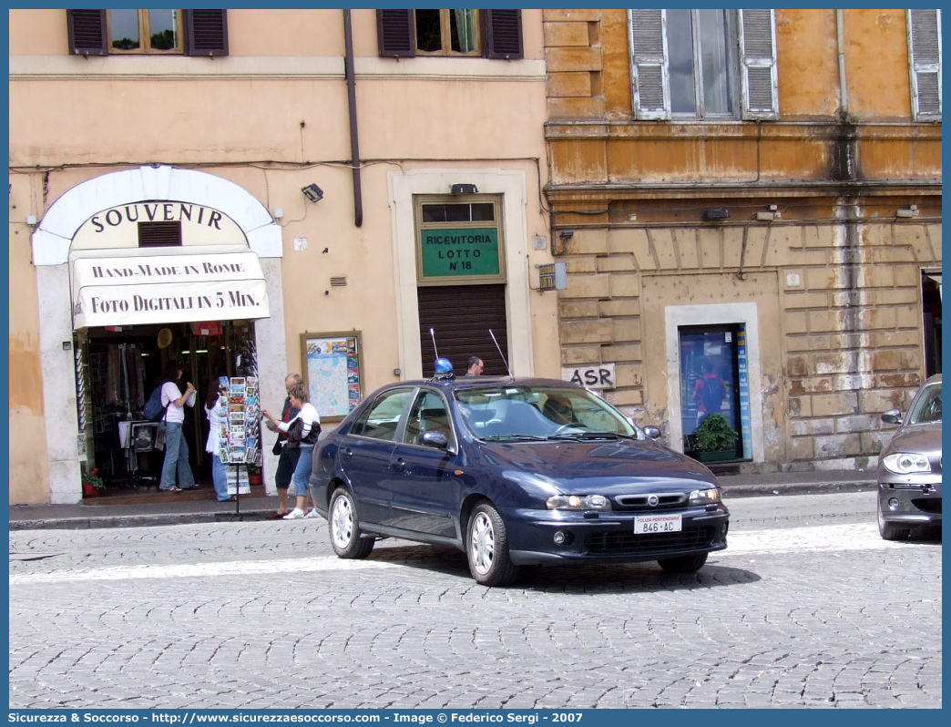 Polizia Penitenziaria 846AC
Polizia Penitenziaria
Nucleo Traduzioni e Piantonamenti
Fiat Marea
Parole chiave: PP;P.P.;Pol.Pen;PolPen;AdiC;A.diC.;Agenti;di;Custodia;Polizia;Penitenziaria;Nucleo;Traduzioni;Piantonamenti;Fiat;Marea