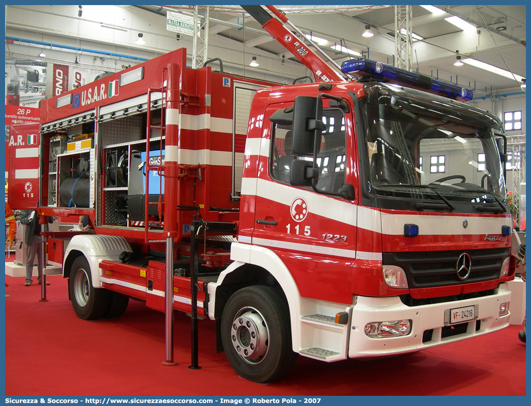 VF 24216
Corpo Nazionale Vigili del Fuoco
Urban Search And Rescue
Mercedes Benz Atego 1223 II serie restyling
Allestitore Piemme Antincendi S.r.l.
Parole chiave: VVF;V.V.F.;Corpo;Nazionale;Vigili del Fuoco;Vigili;Fuoco;Mercedes Benz;Atego;1223;USAR;U.S.A.R