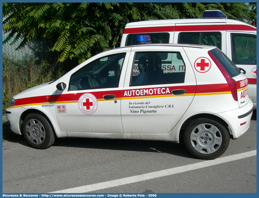 CRI A209B
Croce Rossa Italiana
Bordighera
Fiat Punto III serie
Allestitore Bonfanti S.a.s.
Parole chiave: CRI;C.R.I.;Croce Rossa Italiana;Automedica;Auto medica;Automedicalizzata;Auto medicalizzata;Fiat;Punto;Bordighera;A209B;Bonfanti