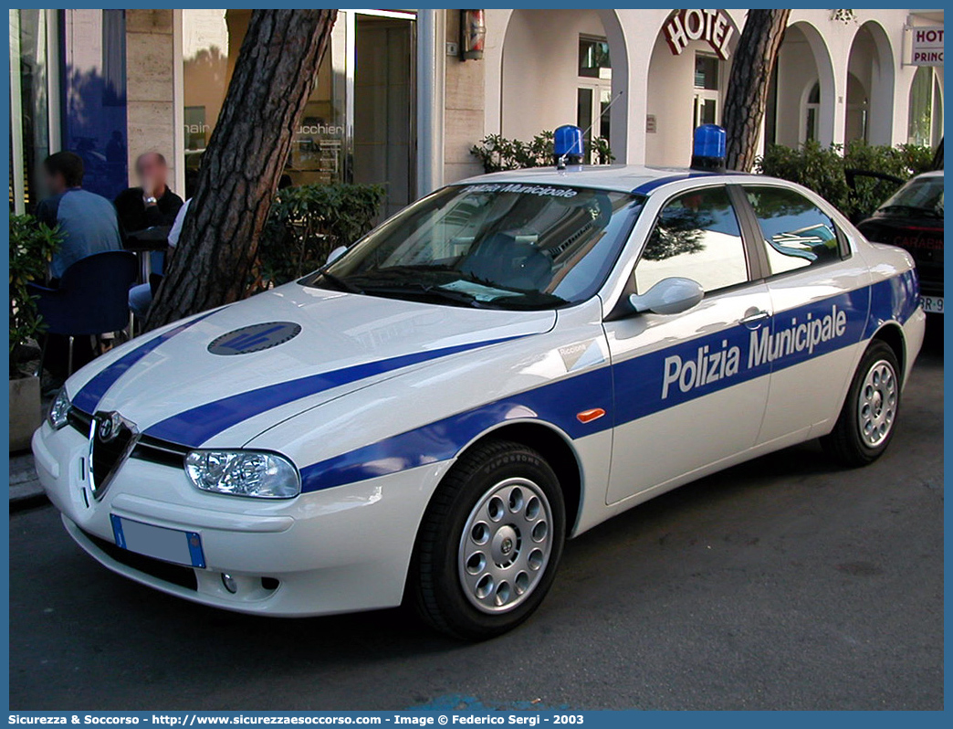 -
Polizia Municipale
Comune di Riccione
Alfa Romeo 156 I serie
Parole chiave: Polizia;Municipale;Locale;Riccione;Alfa Romeo;156