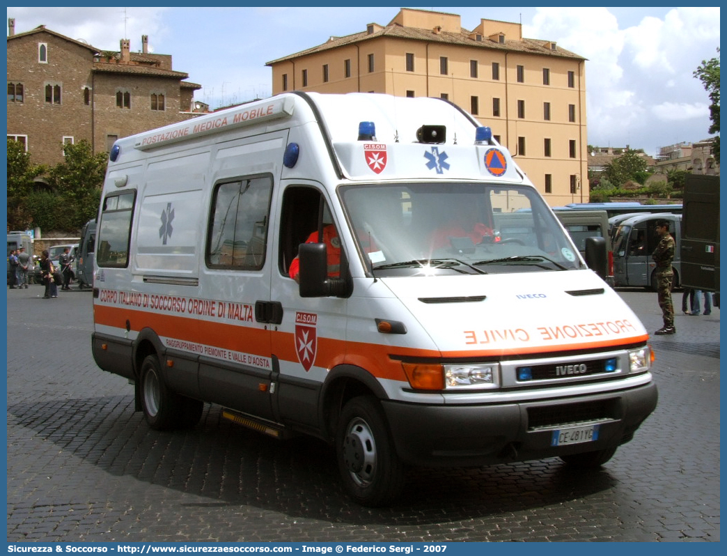 SMOM 74
Sovrano Militare Ordine di Malta
Iveco Daily 35C13 III serie
Postazione Medica Mobile
Parole chiave: Sovrano;Militare;Ordine;di;Malta;SMOM;S.M.O.M.;Iveco;Daily;35C13