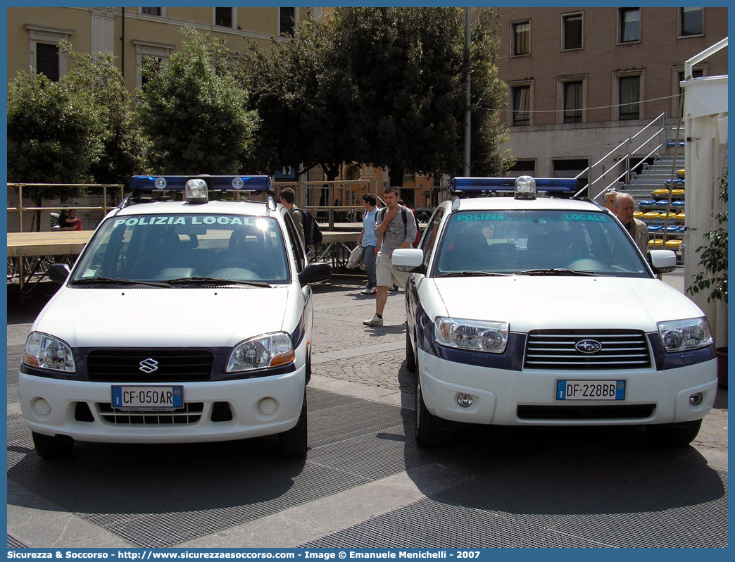 -
Polizia Locale
Provincia di Terni
Varie
Parole chiave: Polizia;Locale;Provinciale;Terni;Subaru;Forester;Suzuki;Ignis