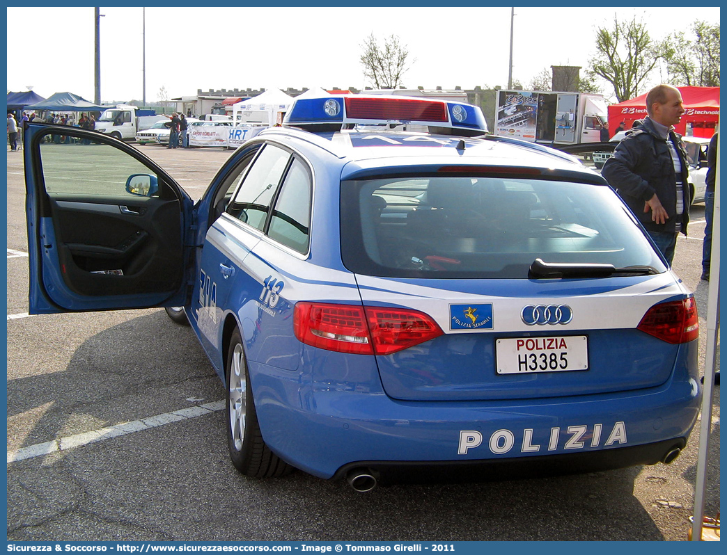 Polizia H3385
Polizia di Stato
Polizia Stradale
Autostrada del Brennero S.p.A.
Audi A4 Avant IV serie
Parole chiave: PS;P.S.;Polizia;di;Stato;Stradale;Autostrada;del;Brennero;Brenneroautobahn;Audi;A4;A 4;Avant