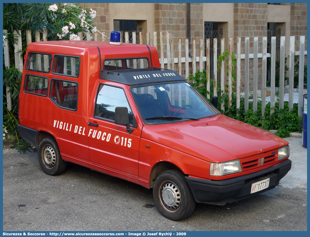 VF 17717
Corpo Nazionale Vigili del Fuoco
Fiat Fiorino II serie
Parole chiave: VVF;V.V.F.;Corpo;Nazionale;Vigili;del;Fuoco;Fiat;Fiorino