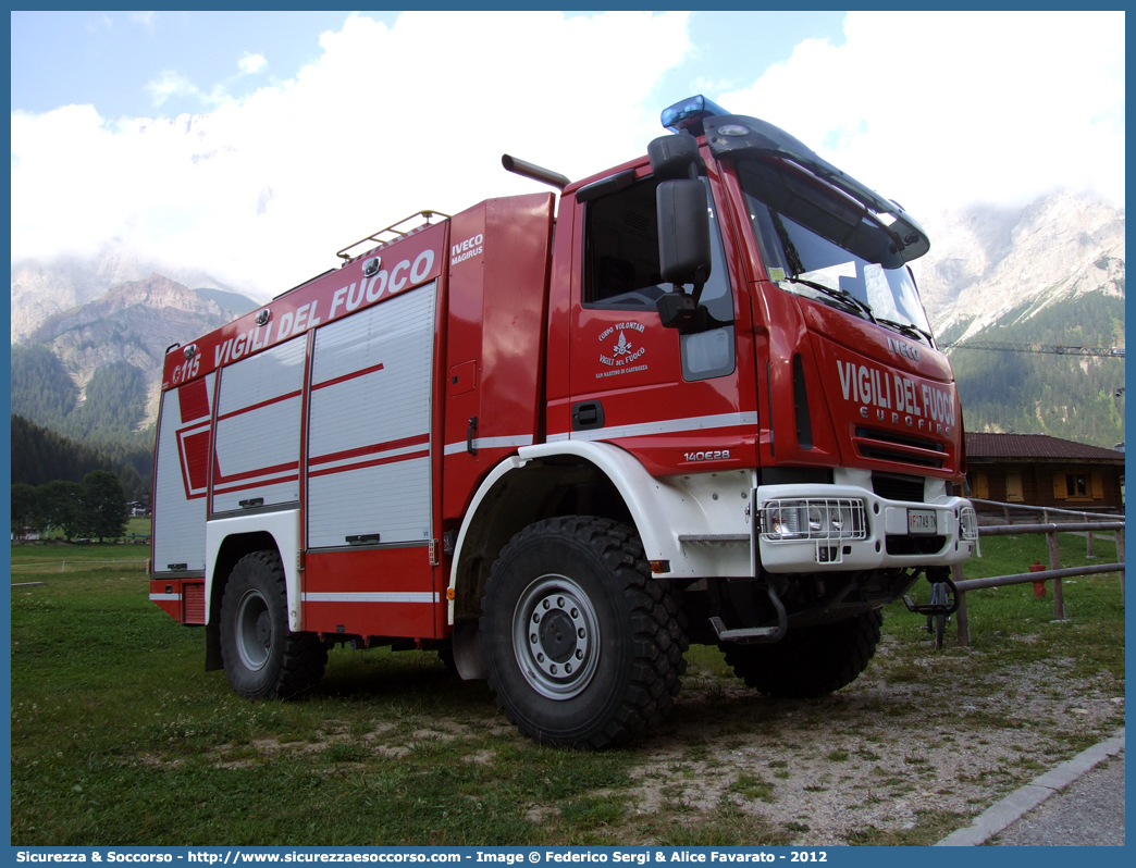 VF 7A9TN
Corpo Volontario Vigili del Fuoco San Martino di Castrozza
Iveco Magirus EuroFire 140E28 4x4 II serie "Grizzly"
Parole chiave: VF;V.F.;Vigili del Fuoco;Vigili;Fuoco;Volontari;San Martino di Castrozza;Iveco;Magirus;EuroFire;140E28 4x4 II serie;Grizzly;7A9TN