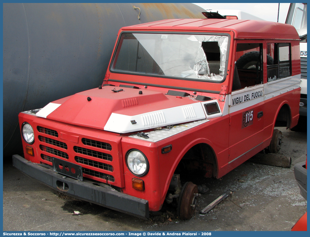 -
Corpo Nazionale Vigili del Fuoco
Fiat Nuova Campagnola HTL
Parole chiave: VF;VVF;V.F.;V.V.F.;Corpo;Nazionale;Vigili del Fuoco;Vigili;Fuoco;Fiat;Campagnola;1107