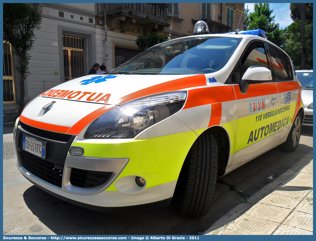 ALFA SIERRA 05
118 Versilia Soccorso
Renault Scenic X-Mod
Allestitore AVS S.a.s.
Parole chiave: 118;Versilia;Soccorso;Automedica;Automedicalizzata;Auto Medica;Auto Medicalizzata;Renault;Scenic;X-Mod;X - Mod;XMod;X Mod;AVS