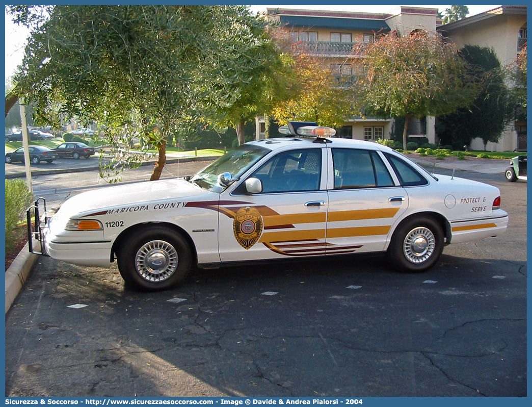 11202
United States of America
Maricopa County Sheriff's Office
Ford Crown Victoria
Parole chiave: Maricopa;County;Ford;Crown Victoria