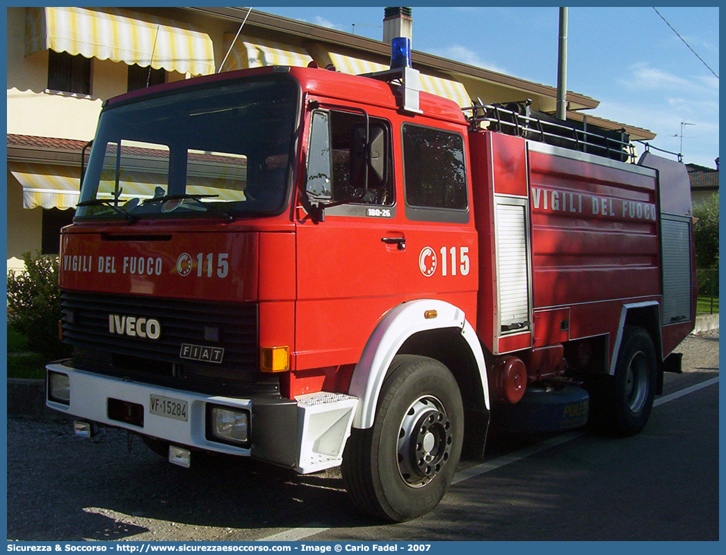 VF 15284
Corpo Nazionale Vigili del Fuoco
Iveco 180-24
Allestitore Baribbi S.p.A.
Parole chiave: Corpo;Nazionale;Vigili del Fuoco;Vigili;Fuoco;ABP;A.B.P.;AutoBottePompa;AutoBotte;Fiat;Iveco;180-24;180 - 24;Baribbi