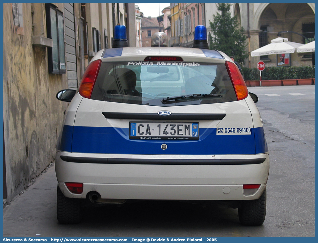 -
Polizia Municipale
Comune di Faenza
Ford Focus I serie
Parole chiave: Polizia;Municipale;Locale;Faenza;Ford;Focus