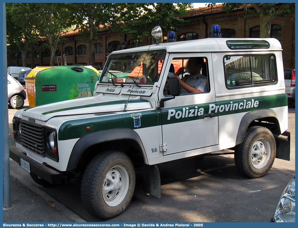 -
Polizia Provinciale
Provincia di Bologna
Land Rover Defender 90
Parole chiave: Polizia;Locale;Provinciale;Bologna;Land Rover;Defender;90