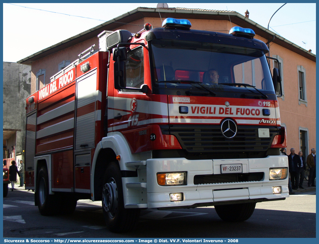 VF 23237
Corpo Nazionale Vigili del Fuoco
Mercedes Benz Atego 1828 I serie restyling
Allestitore Scelza S.n.c.
Parole chiave: Corpo;Nazionale;Vigili del Fuoco;Vigili;Fuoco;ABP;A.B.P.;AutoBottePompa;AutoBotte;Mercedes Benz;Atego;1828;Scelza