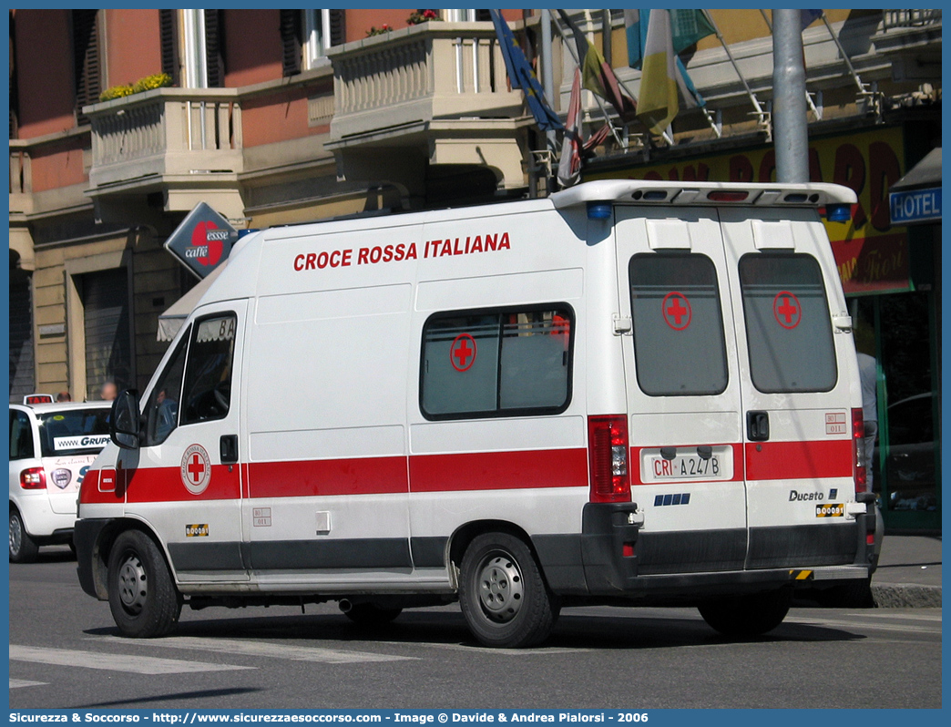 CRI A247B
Croce Rossa Italiana
Bologna
Fiat Ducato II serie restyling
Allestitore Orion S.r.l.
Parole chiave: Croce;Rossa;Italiana;CRI;C.R.I.;Ambulanza;Fiat;Ducato;Orion;Bologna