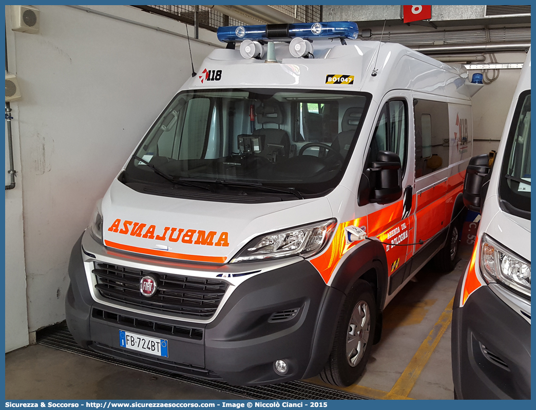 BO 1047
118 Bologna Soccorso
Fiat Ducato III serie restyling
Allestitore Vision S.r.l.
Parole chiave: 118;Bologna;Soccorso;Ambulanza;Autoambulanza;Fiat;Ducato;X290;X 290;Vision