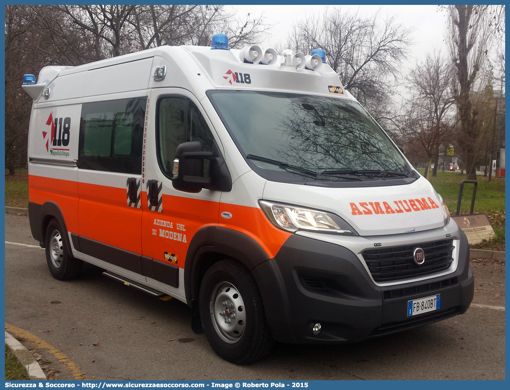 MO 1615
118 Modena Soccorso
Fiat Ducato III serie restyling
Allestitore Vision S.r.l.
Parole chiave: 118;Modena;Soccorso;Ambulanza;Autoambulanza;Fiat;Ducato;X290;X 290;Vision