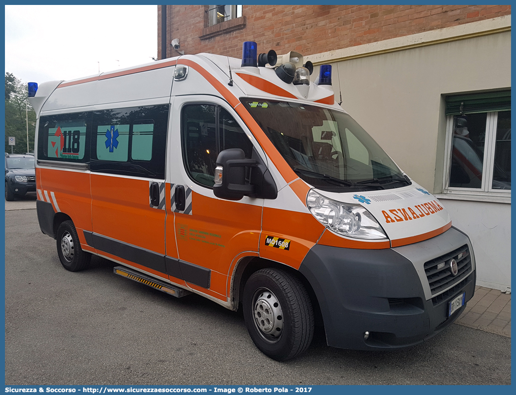 MO 1608
118 Modena Soccorso
Fiat Ducato III serie
Allestitore Aricar S.p.A.
(variante)
Parole chiave: 118;Modena;Soccorso;Ambulanza;Autoambulanza;Fiat;Ducato;X250;X 250;Aricar