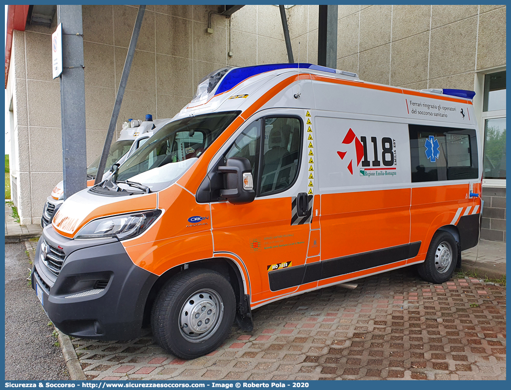 MO 1628
118 Modena Soccorso
Fiat Ducato III serie II restyling
Allestitore Orion S.r.l.
Parole chiave: 118;Modena;Soccorso;Ambulanza;Autoambulanza;Fiat;Ducato;X290;X 290;Orion