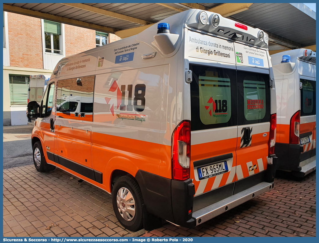 MO 1601
118 Modena Soccorso
Fiat Ducato III serie II restyling
Allestitore Vision S.r.l.
Parole chiave: 118;Modena;Soccorso;Ambulanza;Autoambulanza;Fiat;Ducato;X290;X 290;Vision