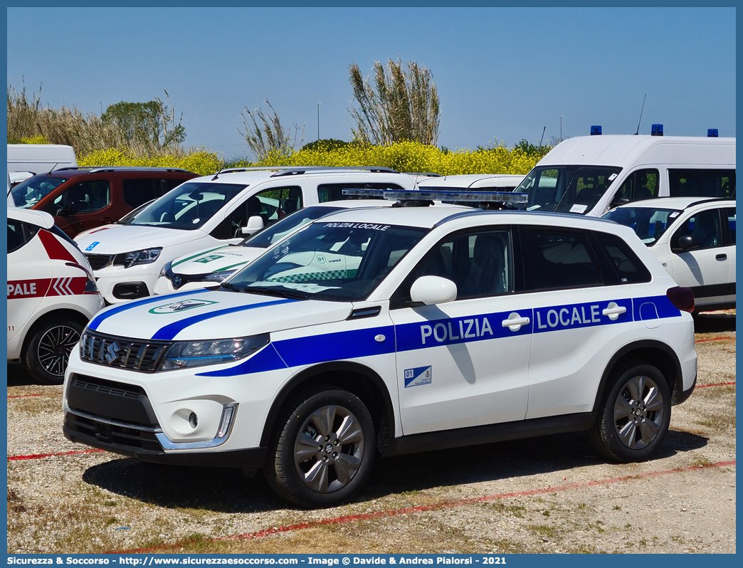 -
Polizia Locale
Comune di Santa Maria Nuova
Suzuki Nuova Vitara I serie restyling
Allestitore Focaccia Group S.r.l.
Parole chiave: Polizia;Locale;Municipale;Santa Maria Nuova;Suzuki;Vitara;Focaccia