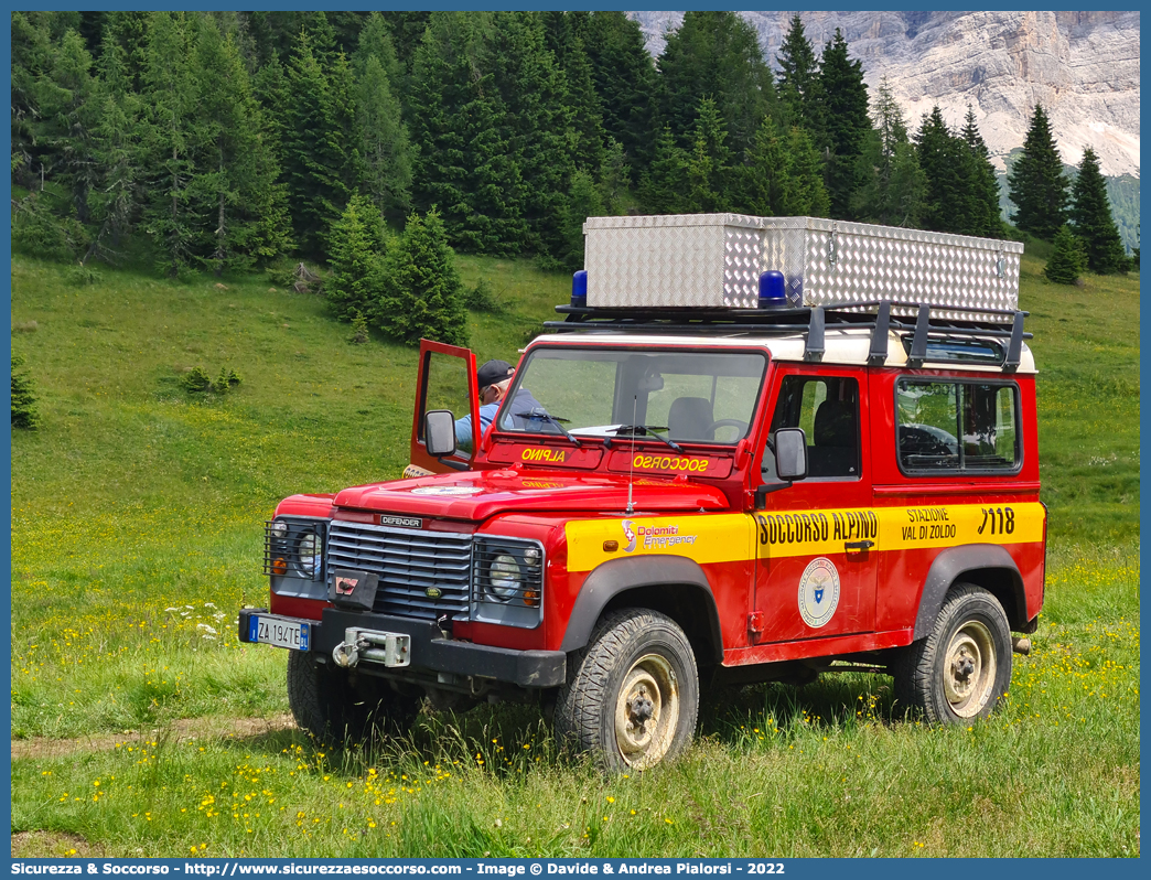 -
Corpo Nazionale
Soccorso Alpino e Speleologico
Delegazione Alpina II Bellunese
Stazione Val di Zoldo
Land Rover Defender 90
Parole chiave: CNSAS;C.N.S.A.S.;Corpo;Nazionale;Soccorso;Alpino;Speleologico;Veneto;SASV;S.A.S.V.;Val di Zoldo;Land Rover;Defender;90