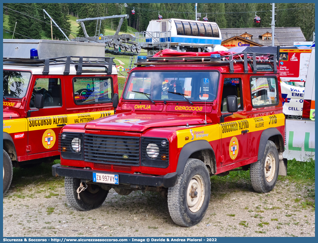 -
Corpo Nazionale
Soccorso Alpino e Speleologico
Delegazione Alpina II Bellunese
Stazione Alleghe
Land Rover Defender 90
Parole chiave: CNSAS;C.N.S.A.S.;Corpo;Nazionale;Soccorso;Alpino;Speleologico;Veneto;SASV;S.A.S.V.;Alleghe;Land Rover;Defender;90