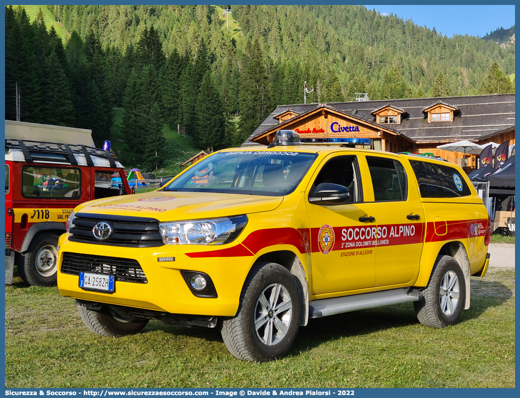 -
Corpo Nazionale
Soccorso Alpino e Speleologico
Delegazione Alpina II Bellunese
Stazione Alleghe
Toyota Hilux VIII serie
Allestitore Ciabilli S.r.l.
Parole chiave: CNSAS;C.N.S.A.S.;Corpo;Nazionale;Soccorso;Alpino;Speleologico;Veneto;SASV;S.A.S.V.;Alleghe;Toyota;Hilux;Ciabilli