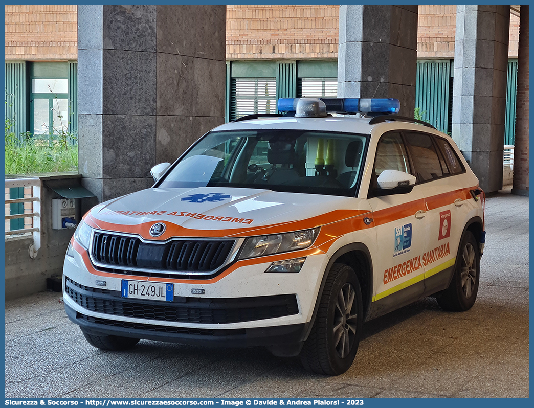 -
118 Siena
Skoda Kodiaq I serie
Allestitore Orion S.r.l.
Parole chiave: 118;Siena;Automedica;Auto Medica;Automedicalizzata;Auto Medicalizzata;Skoda;Kodiaq;Orion